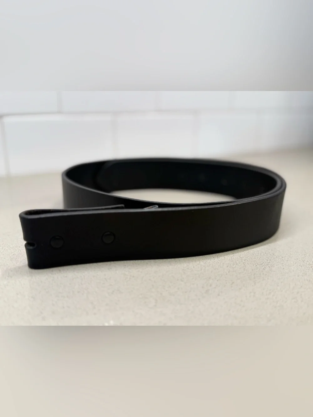 Carhartt Classic Black Leather Men's Belt